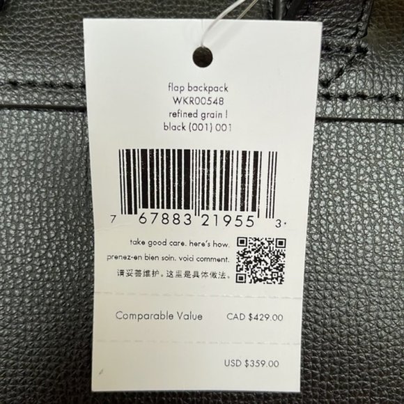 kate spade Bags Kate Spade Darcy Flap Backpack Black Poshmark